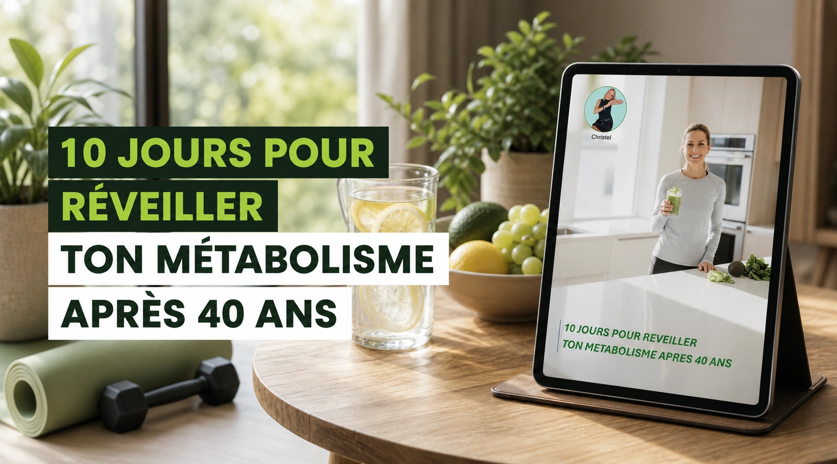 Présentation du guide 10 JOURS POUR RÉVEILLER TON MÉTABOLISME APRÈS 40 ANS