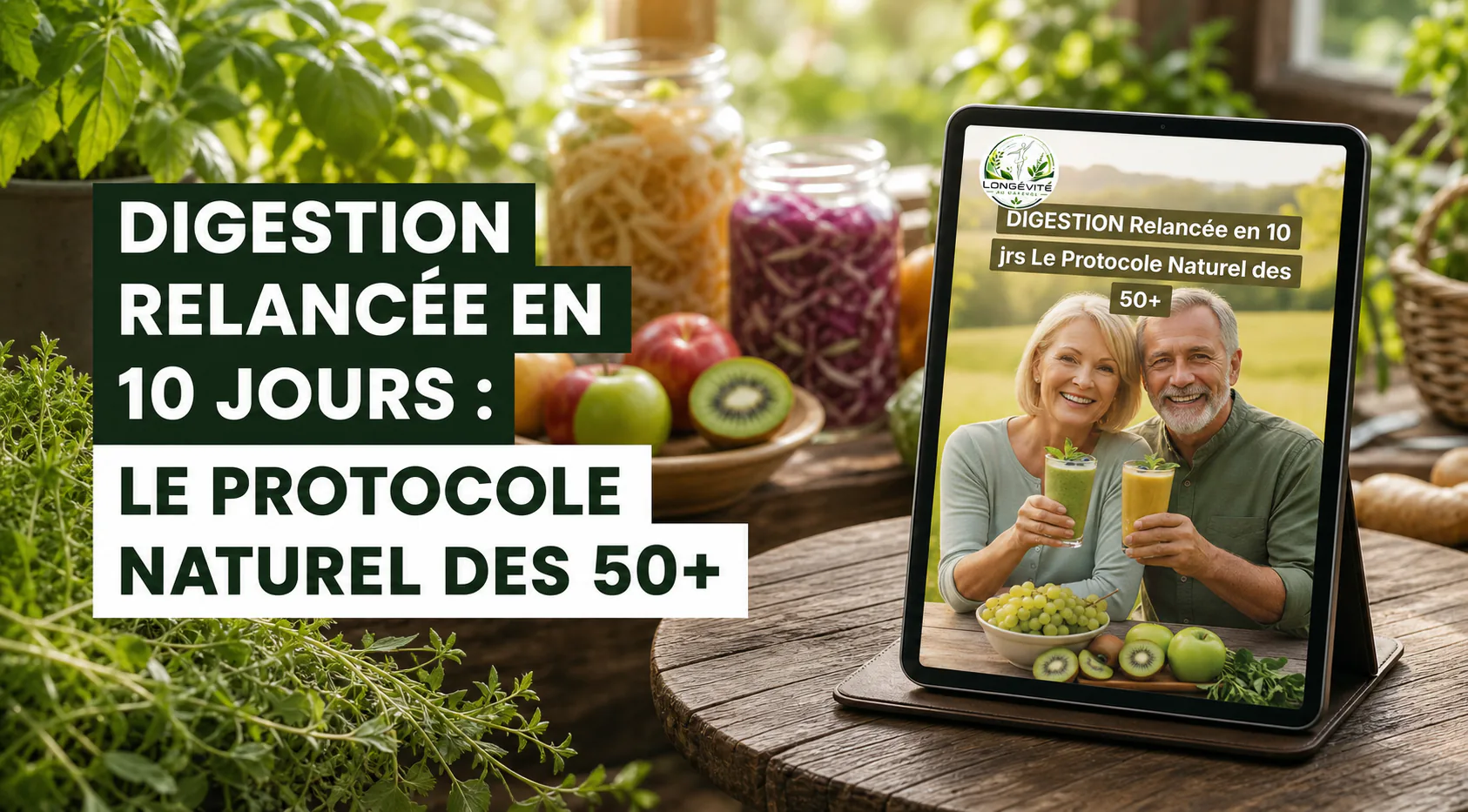 Présentation du guide Digestion Relancée en 10 jours : Le Protocole Naturel des 50+