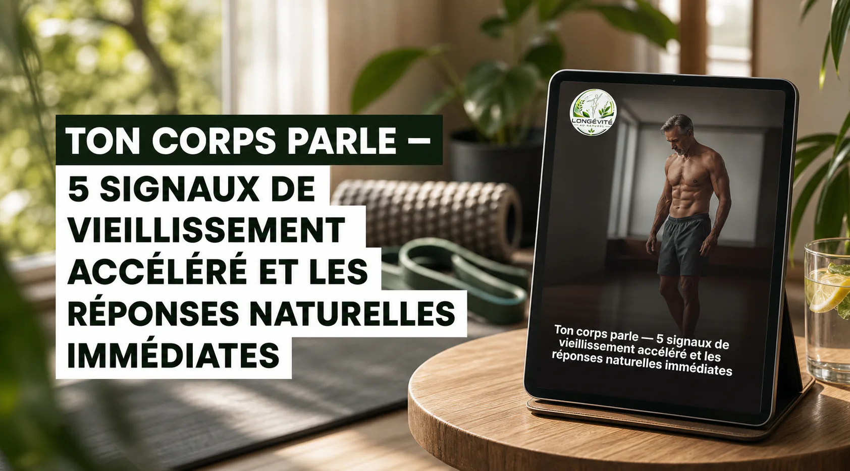 Présentation du guide Ton corps parle : 5 signaux de vieillissement accéléré et les réponses naturelles immédiates
